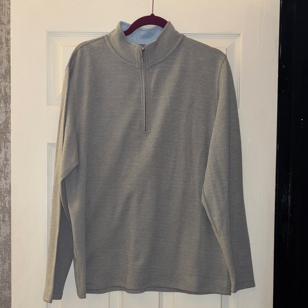 C&C California Men's Gray Zip-Up Sweater